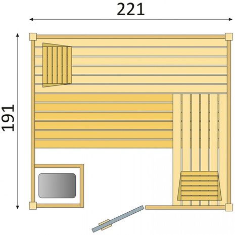 Finse Sauna 220x190